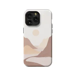 Boho Style Minimalism Landscape Phone Case iPhone Samsung Pixel & More #110