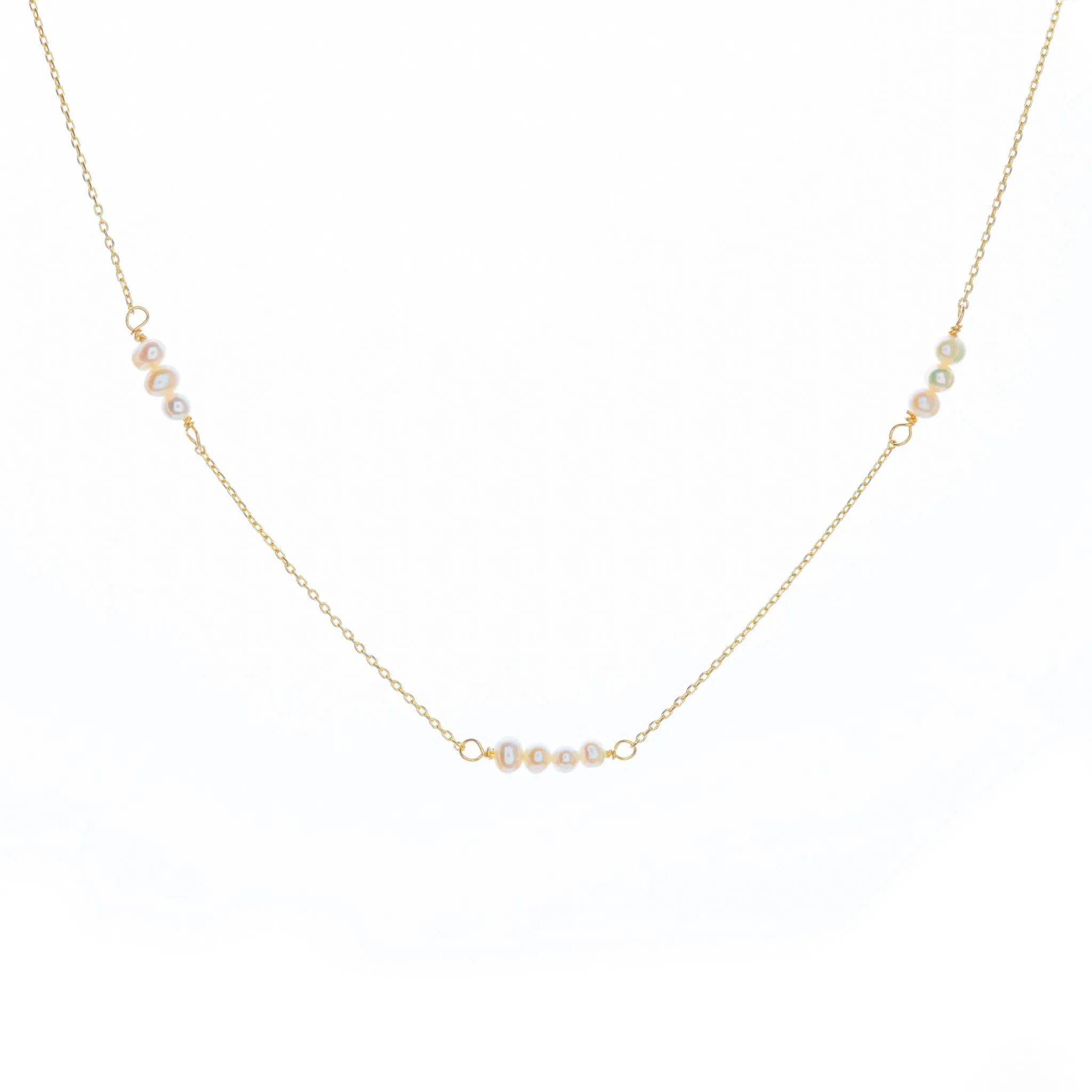 Bridal Multi Line Pearl Necklace