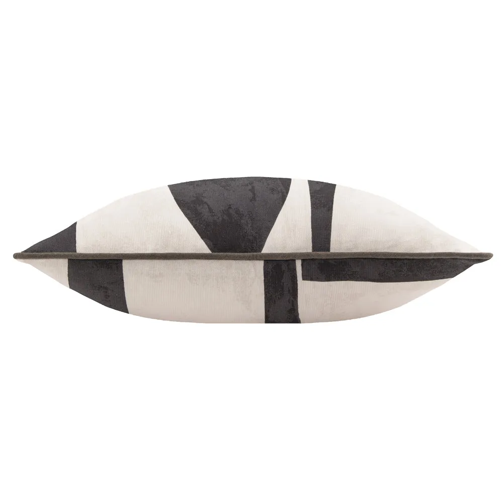 Carro Abstract Piped Cushion Dusk