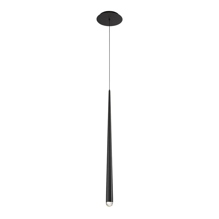 Cascade 28" LED Single Light Crystal Pendant