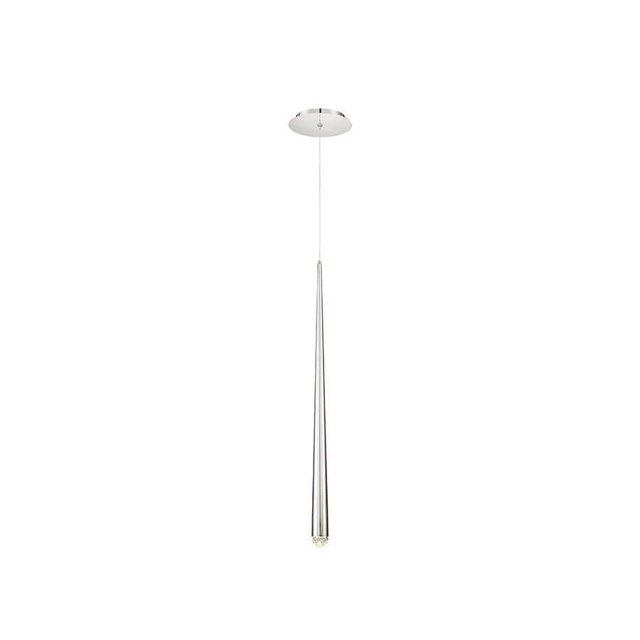Cascade 28" LED Single Light Crystal Pendant