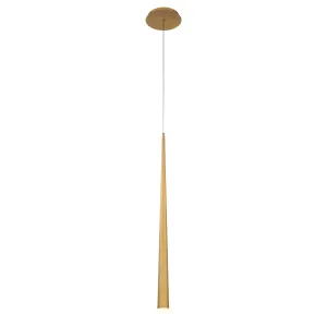 Cascade 28" LED Single Light Crystal Pendant