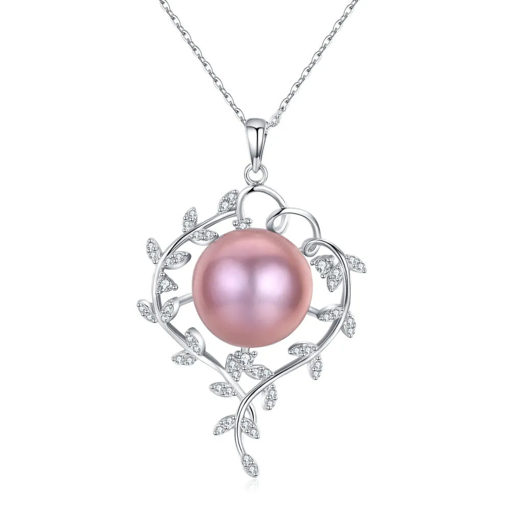 Chaplet Pink Pearl Necklace
