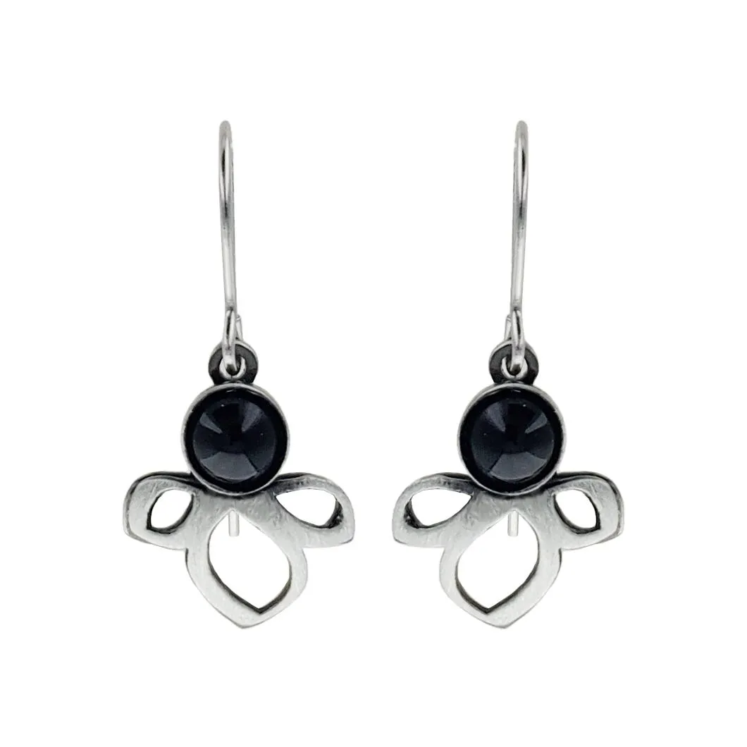 Christophe Poly Minimalist Night Flower Earrings