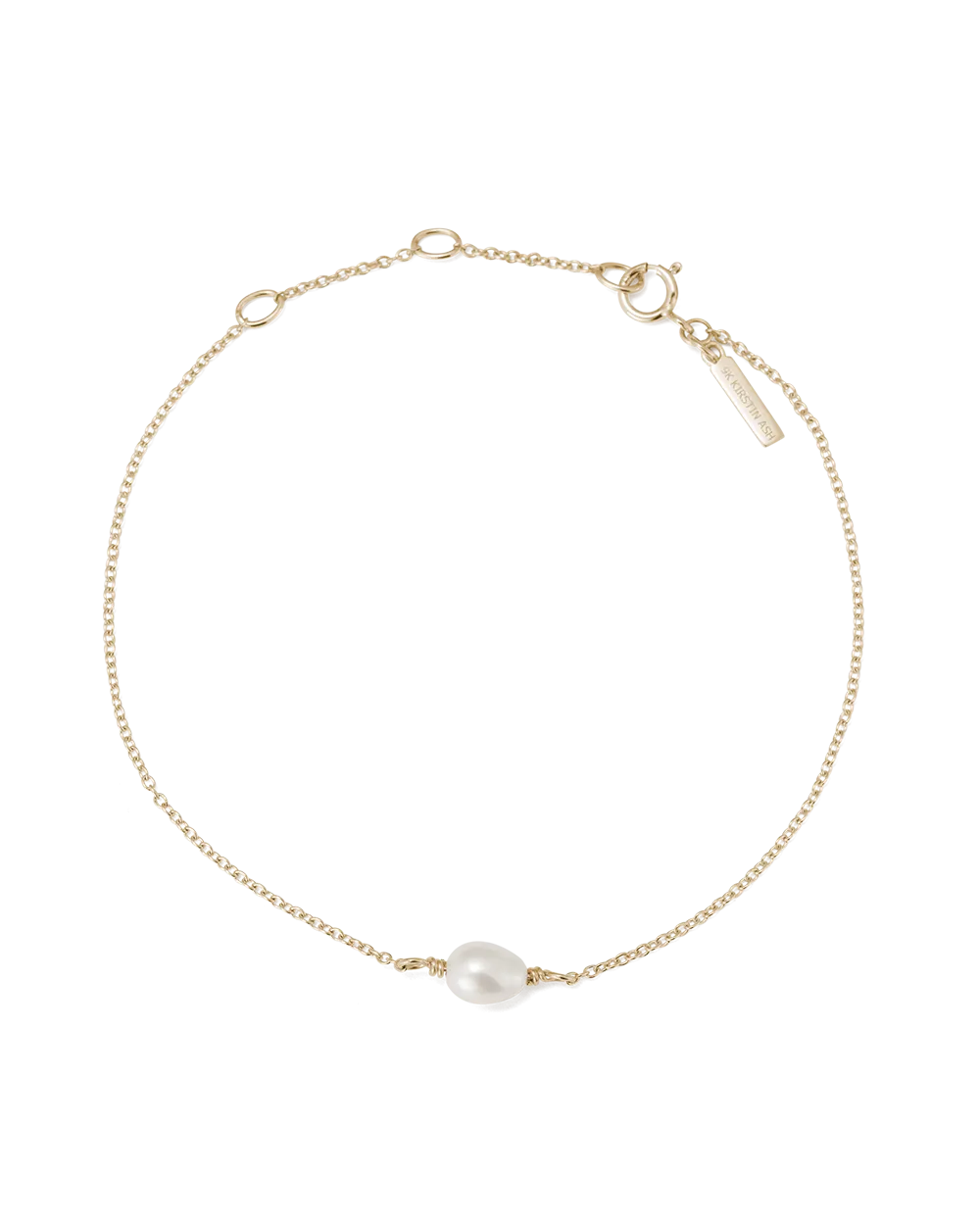 CLASSIC PEARL BRACELET (9K GOLD)