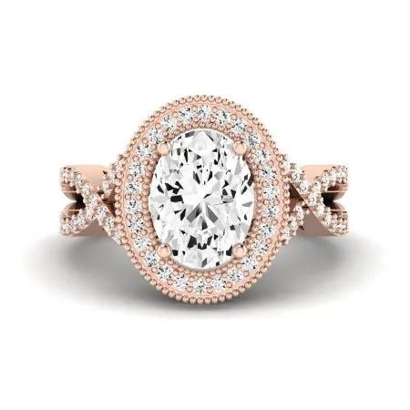 Clover - Oval Lab Diamond Bridal Set (IGI Certified)