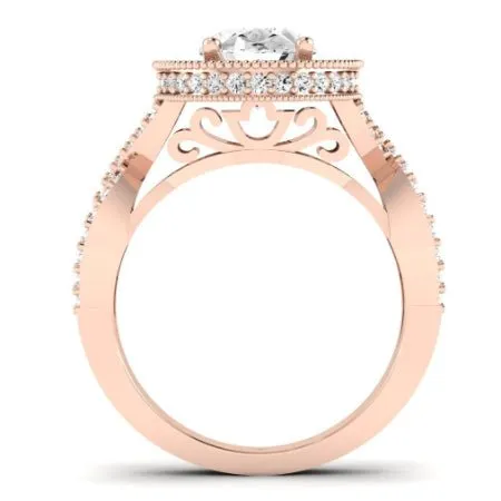 Clover - Oval Lab Diamond Bridal Set (IGI Certified)
