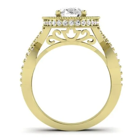 Clover - Oval Lab Diamond Bridal Set (IGI Certified)
