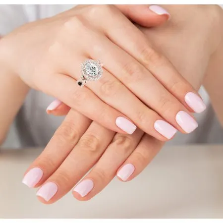 Clover - Oval Lab Diamond Bridal Set (IGI Certified)