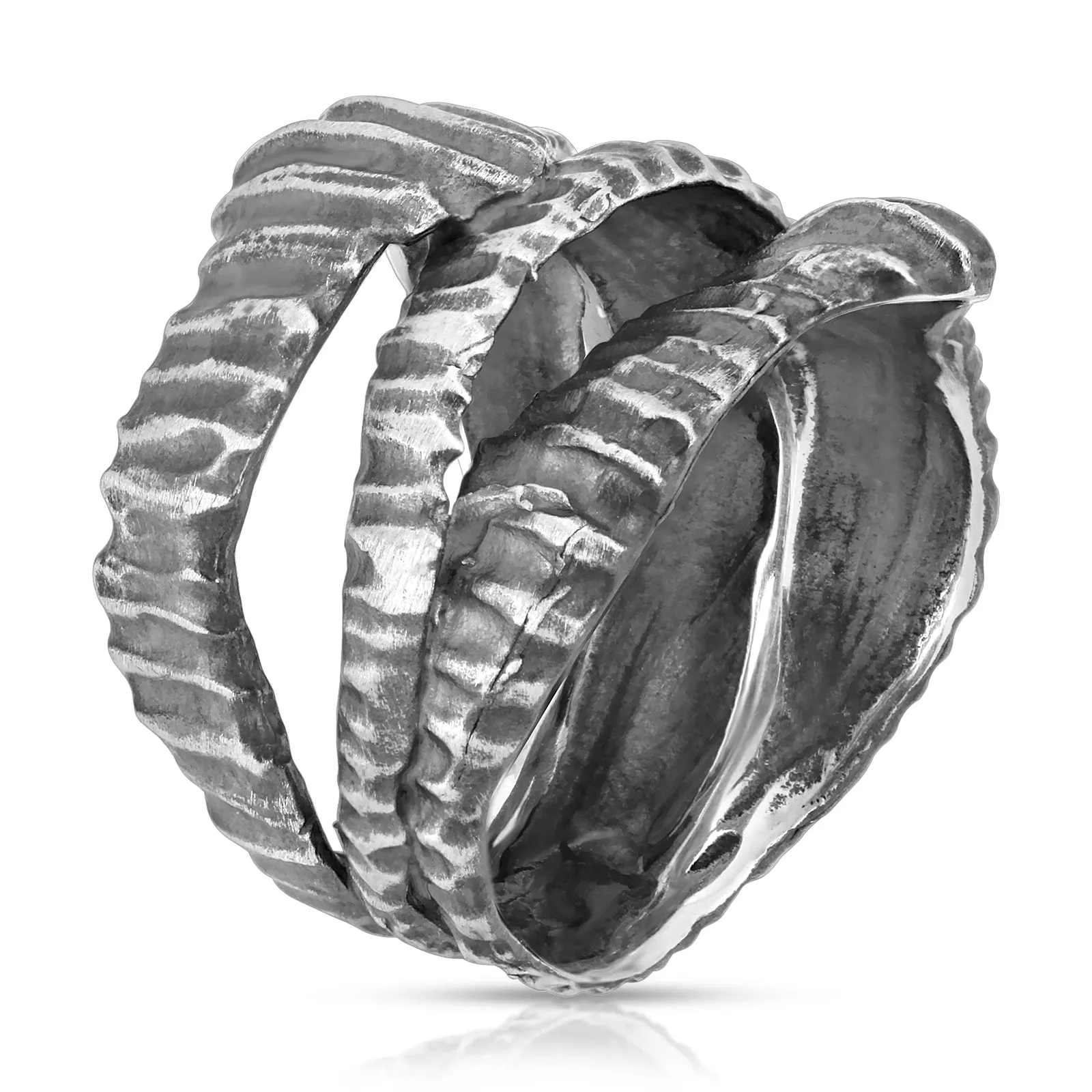 Coral Layered Ring