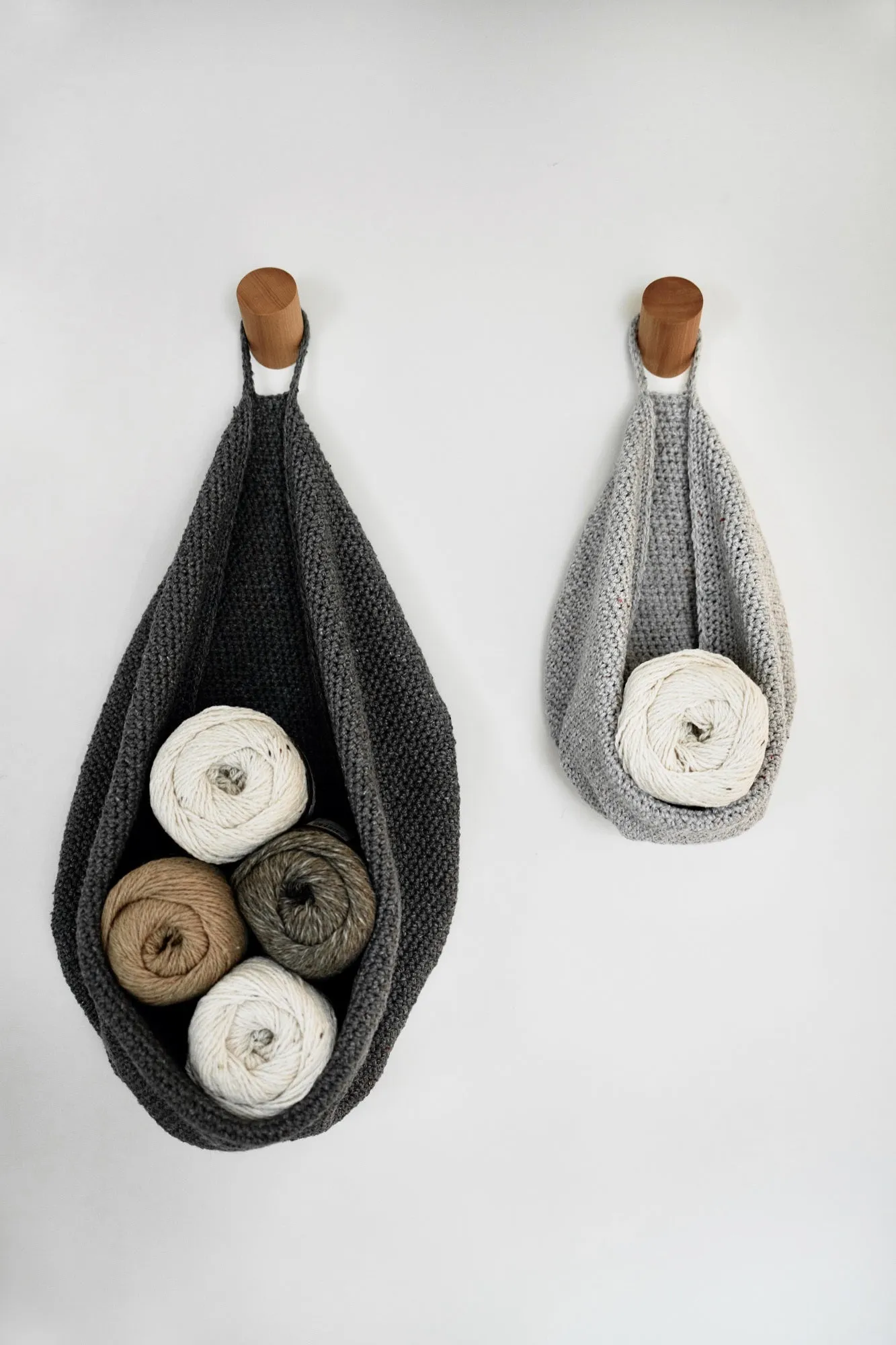 Crochet Kit - Slouchy Hanging Baskets