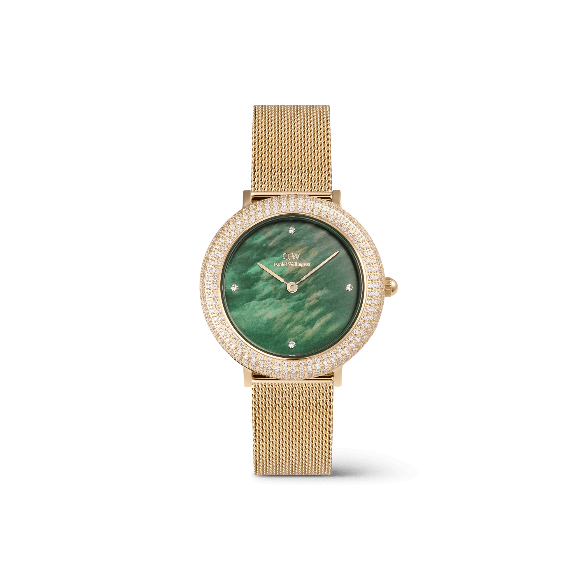 Crystalline Bezel Evergold Green