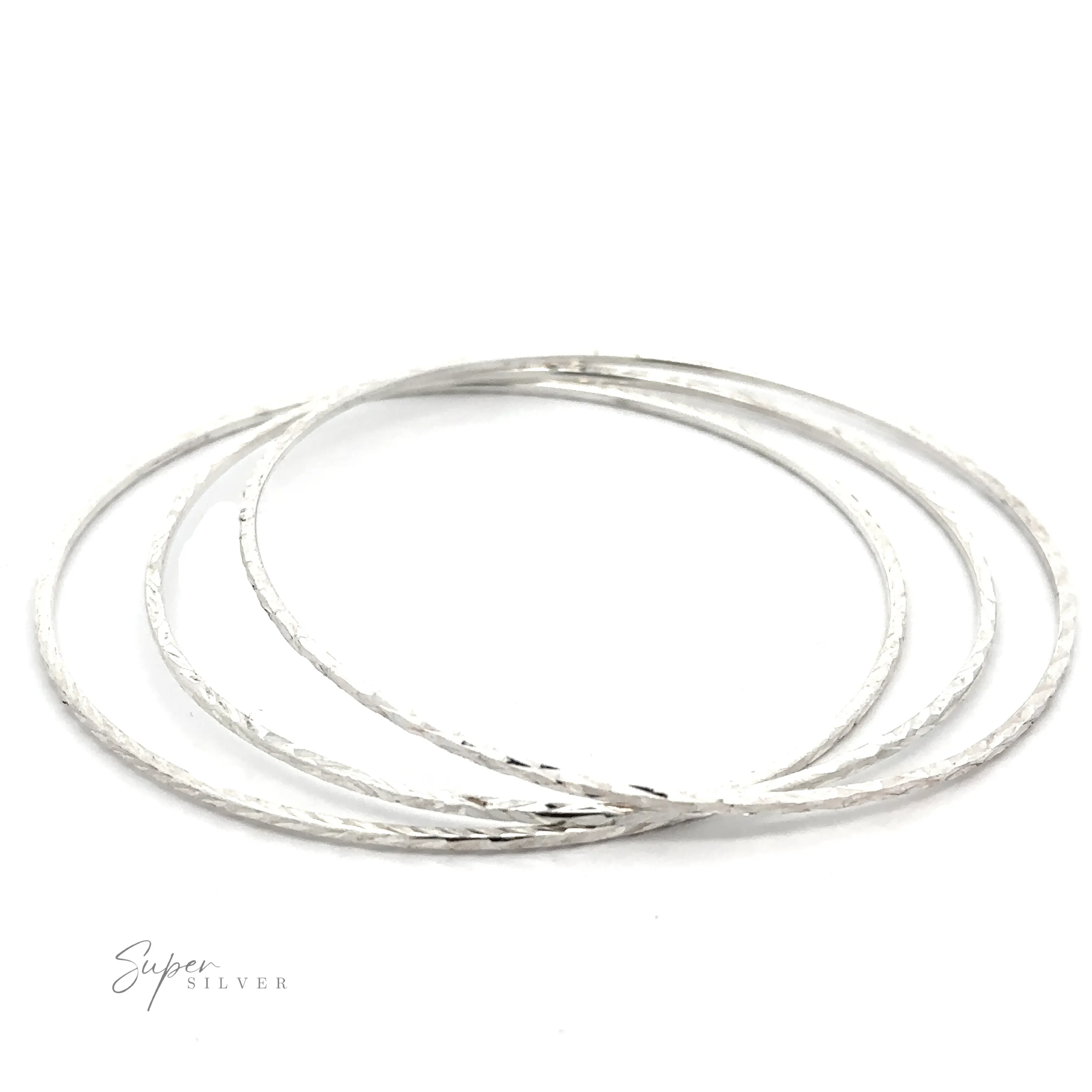 Dainty Squared Diamond Cut Bangle