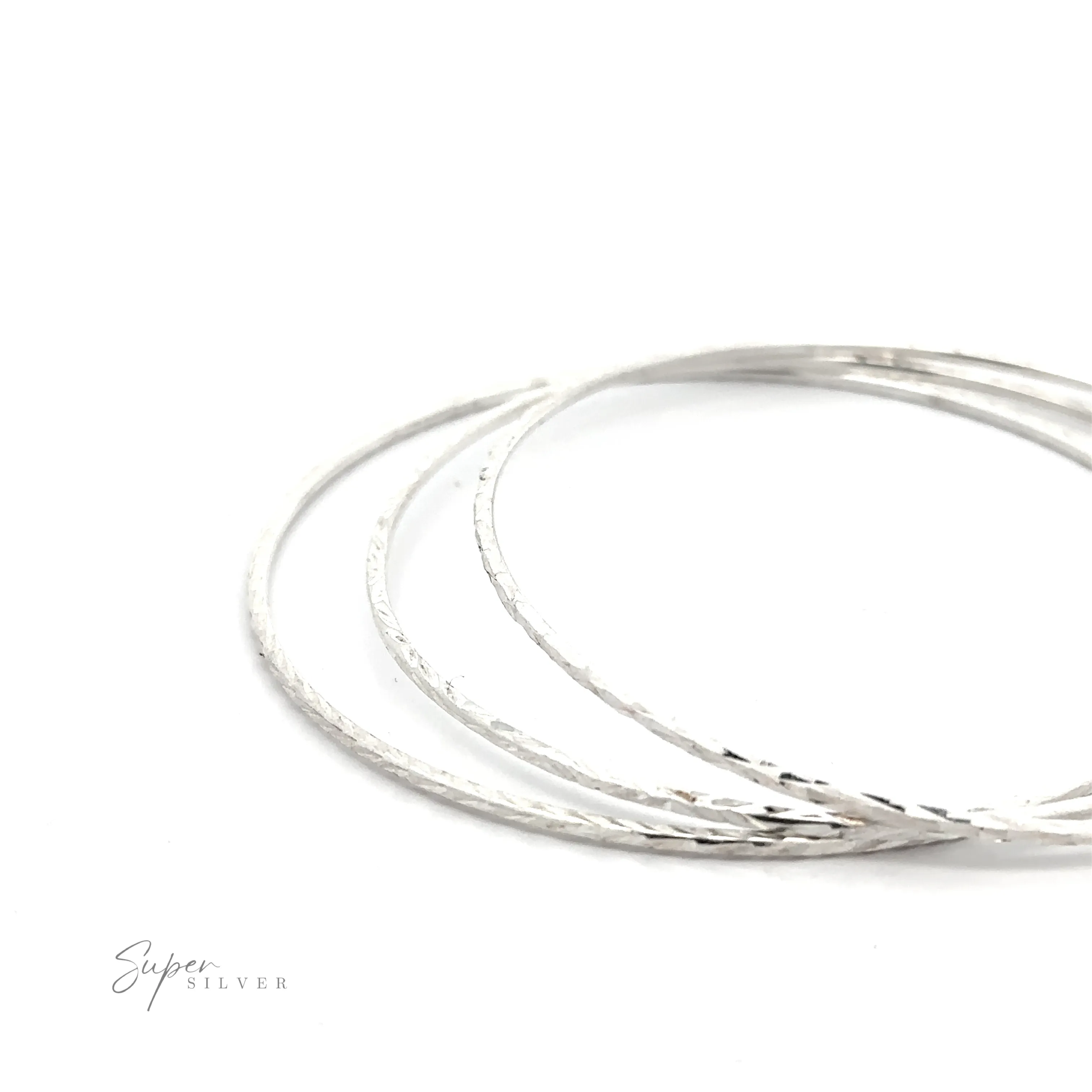 Dainty Squared Diamond Cut Bangle