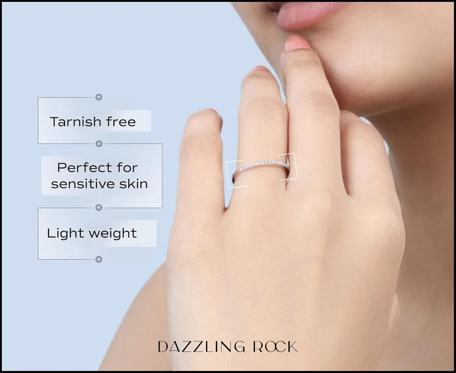 Dazzlingrock Collection 0.08 Cttw Round White Diamond Minimalist Stackable Wedding Band for Women in 10K Solid Gold