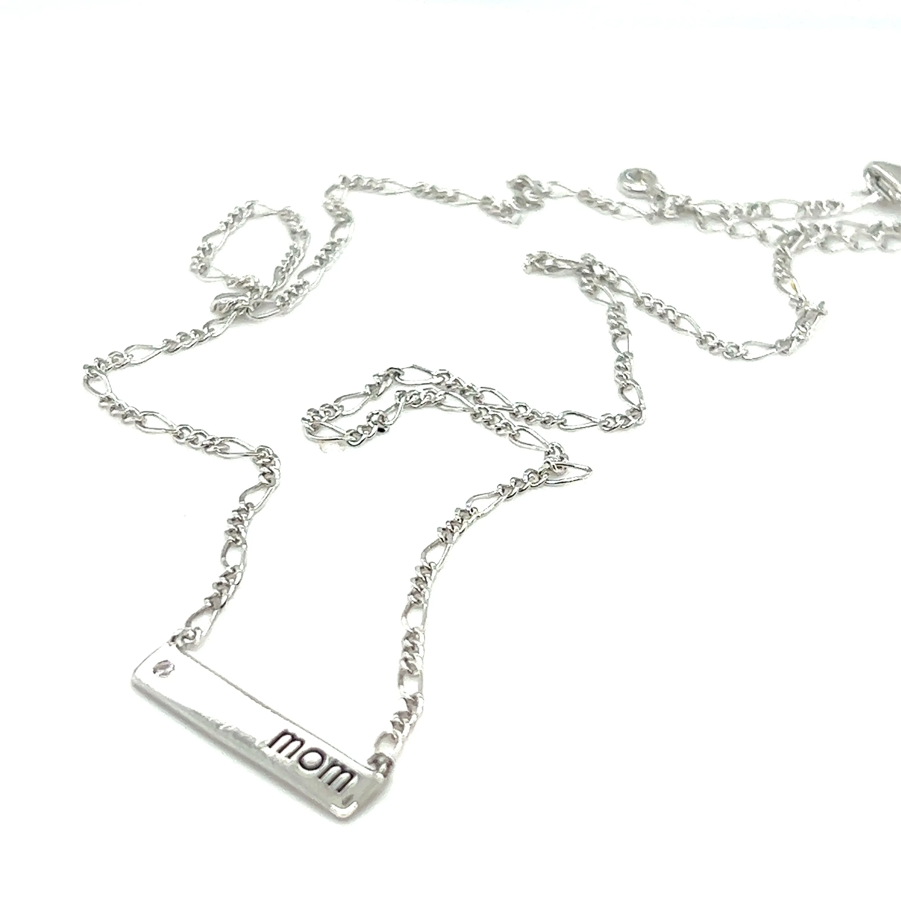Delicate Mom Plate Necklace