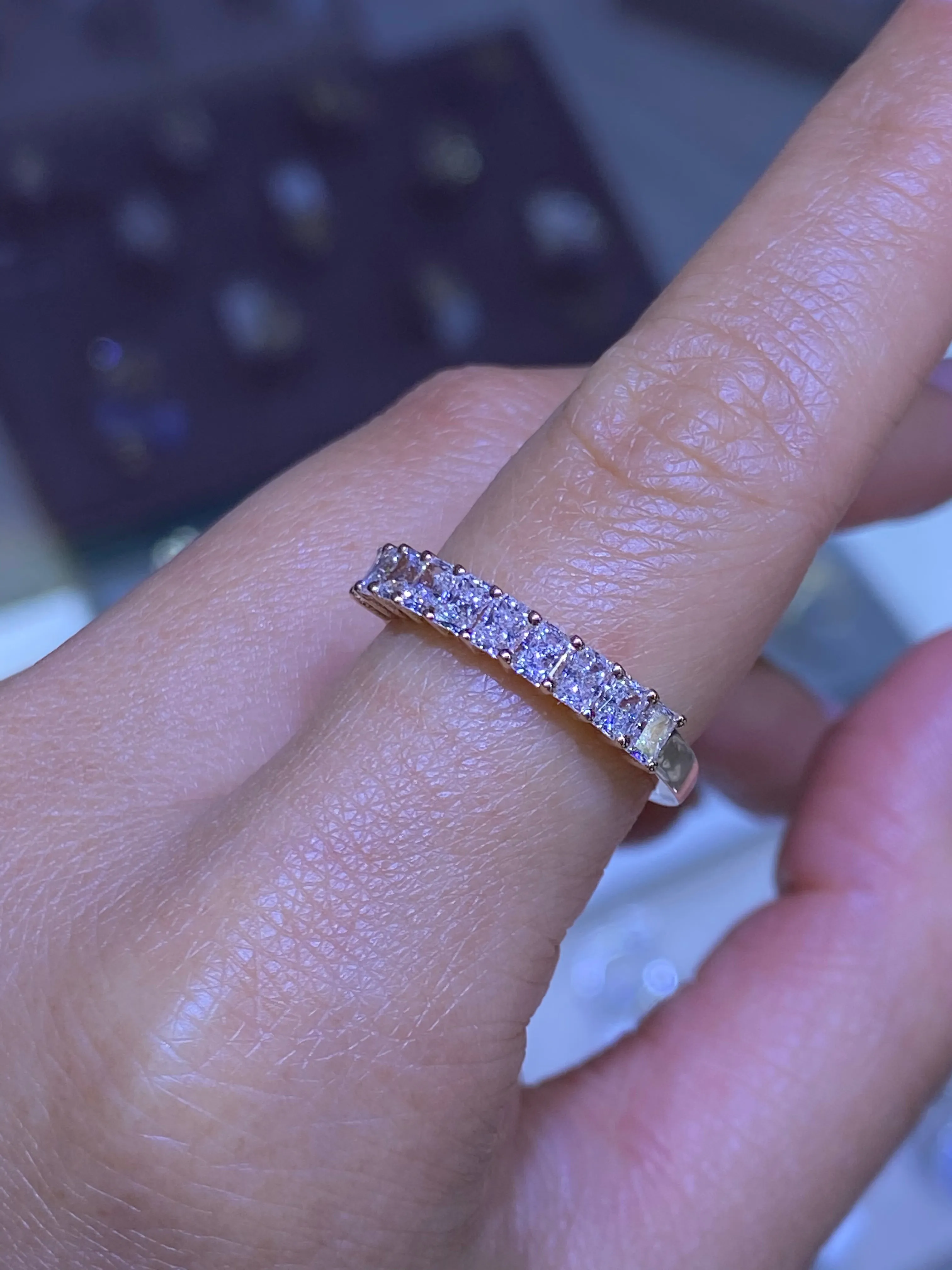 Diamond Radiant Halfway Band