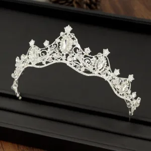 Diamond Wedding Beaded Tiara Crown