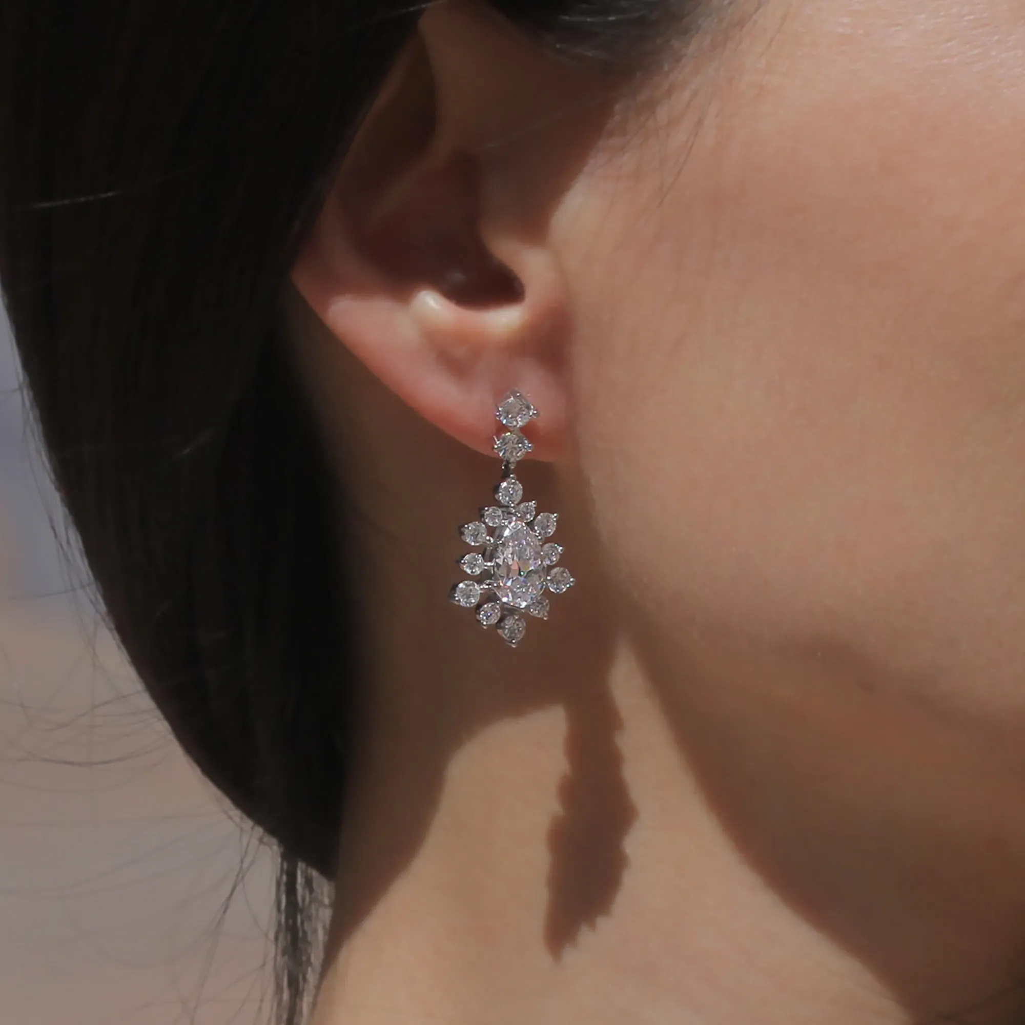 Elegant Cascade Jewelry Set