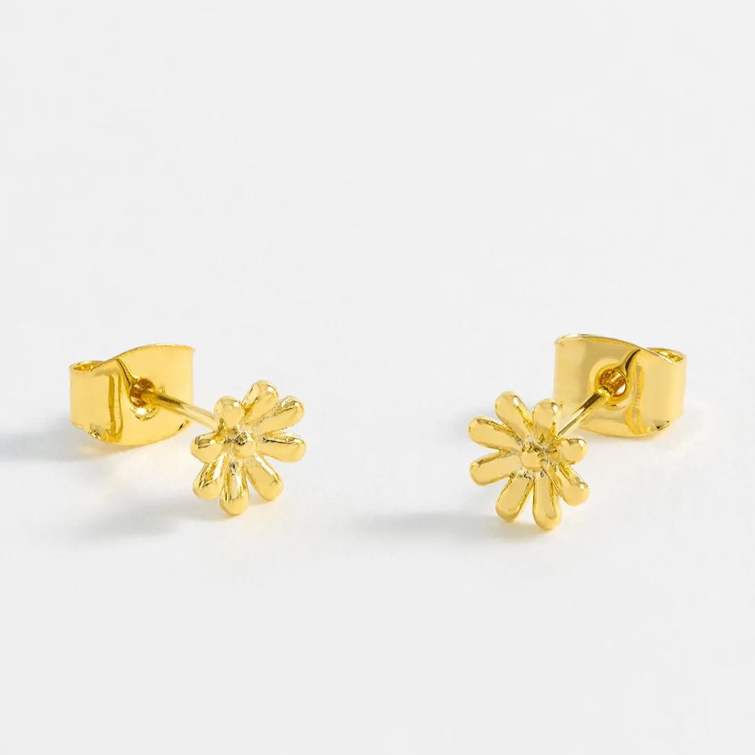 Estella Bartlett - Ear Studs | Doodle Flower Studs | Gold Plated