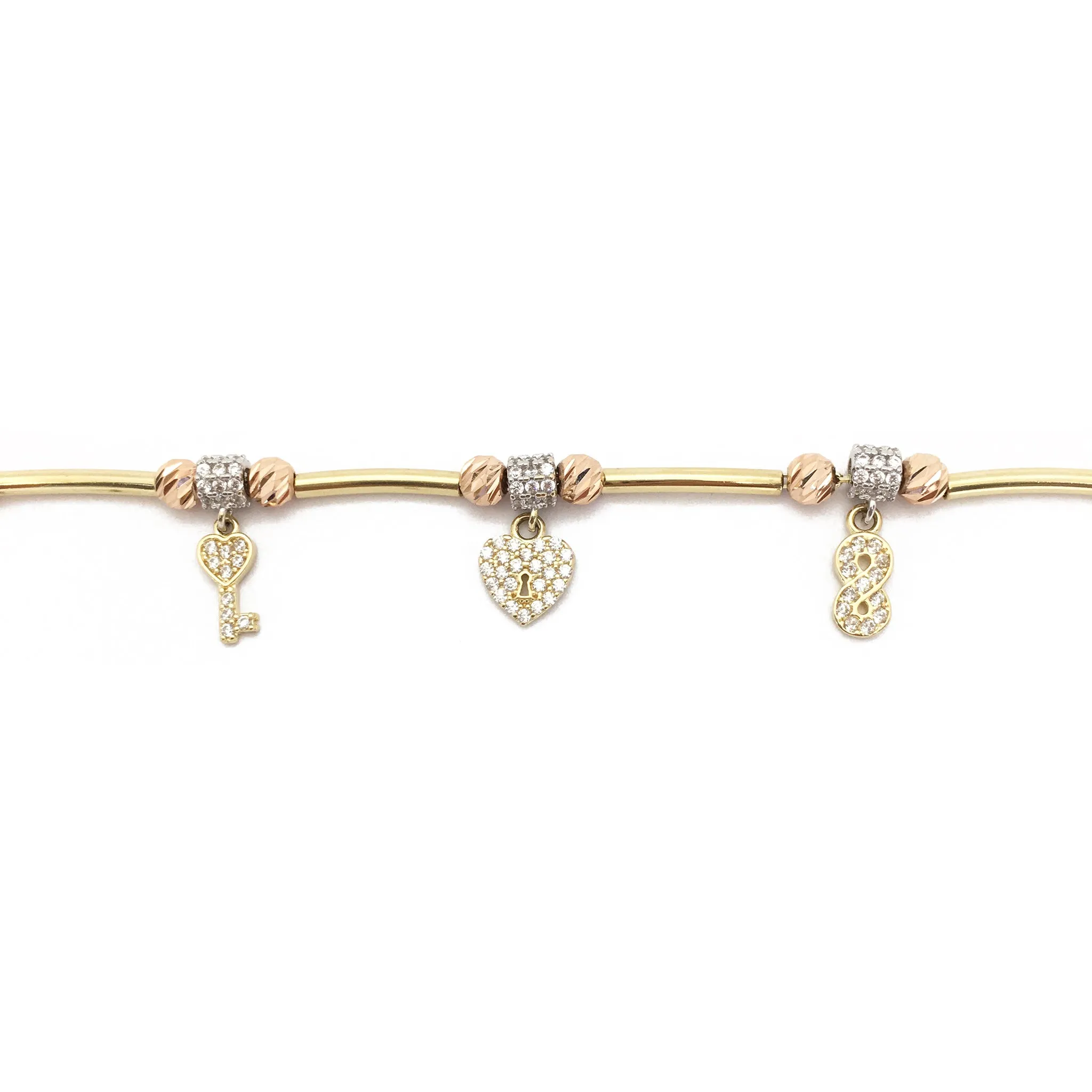 Eternal Love CZ Bracelet (14K)