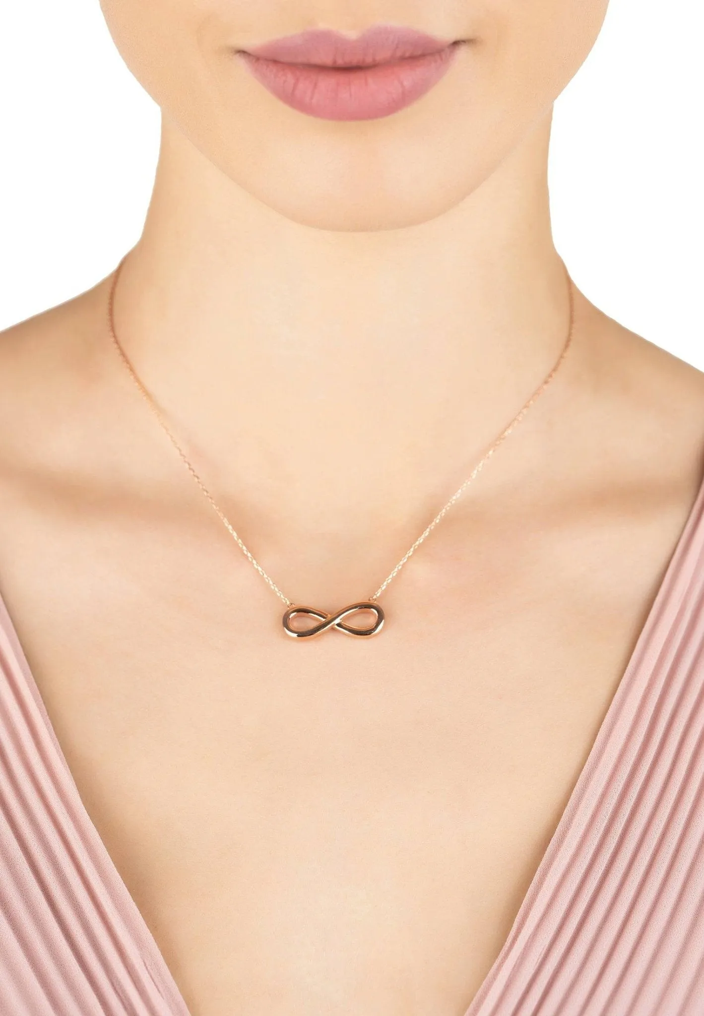 Eternal Love Necklace Rosegold