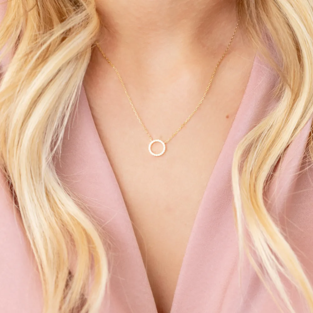 Eternity Necklace in Gold