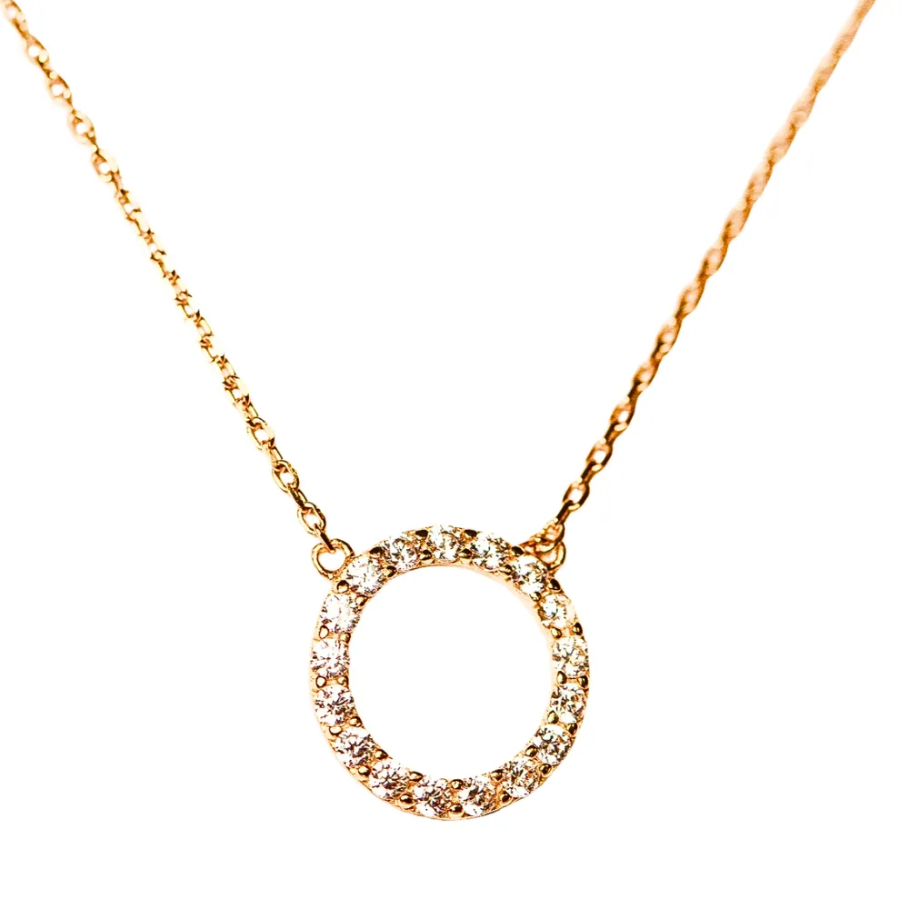 Eternity Necklace in Gold