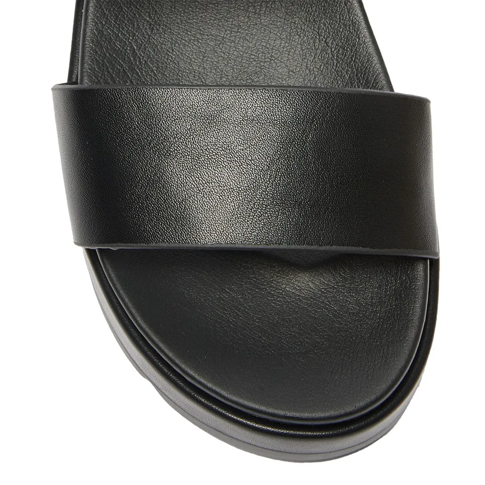 Felix Sandal in Black Smooth