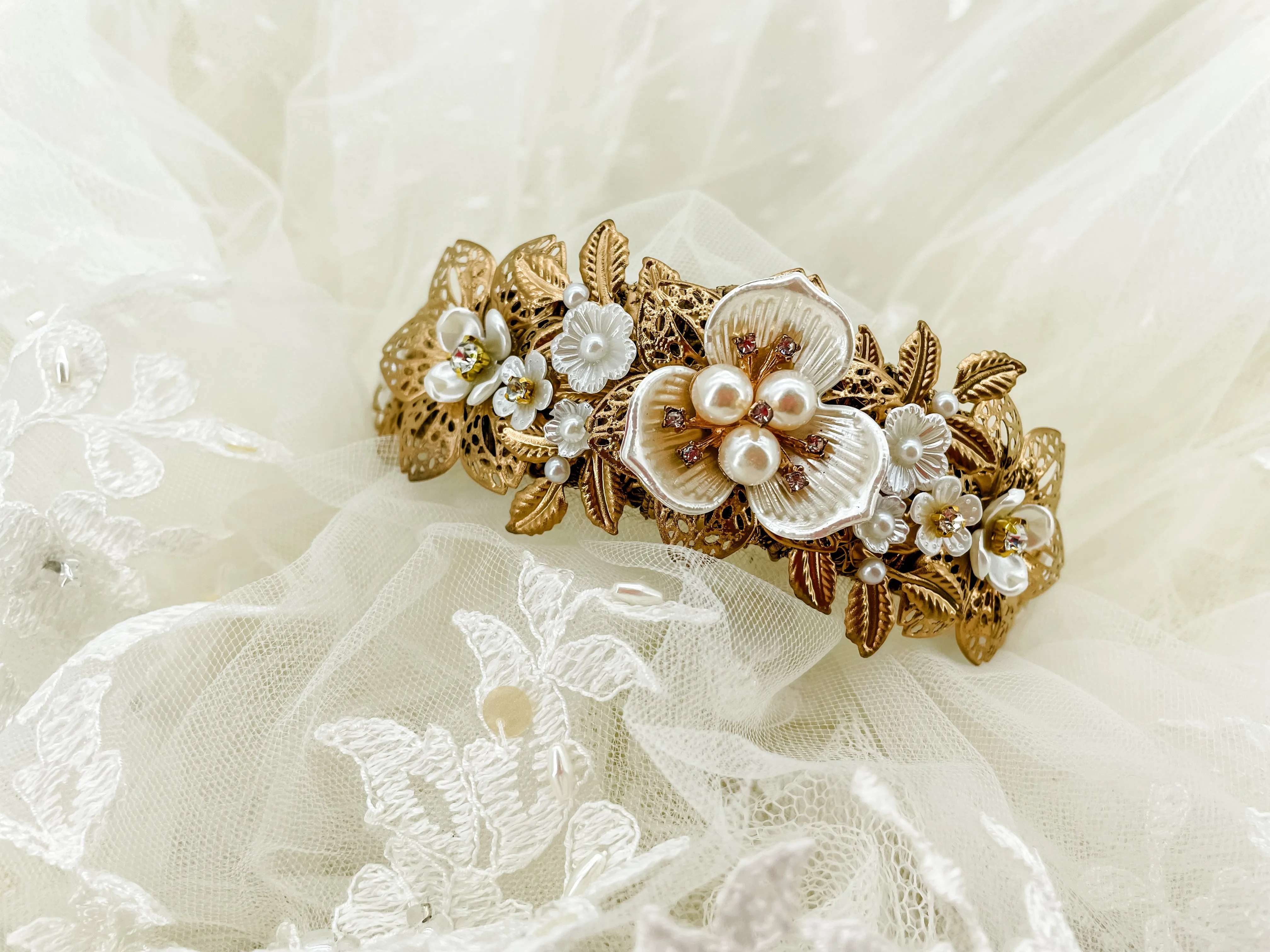 Floral Elegance Bridal Tiara