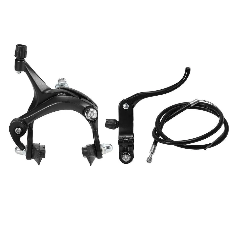 Front / Rear Fixie Bike Brake Kit Road Bike Cruiser Brake Set Mountain Bicycle Caliper Brake Kit Side Pull Brake Set Bike Parts