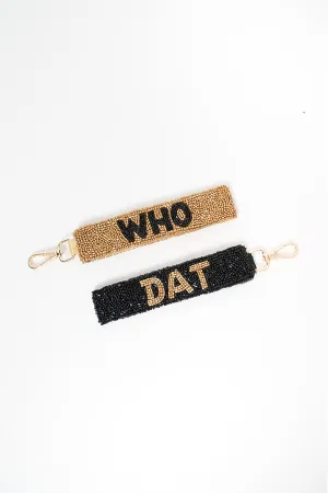 Game Day Beaded Keychain