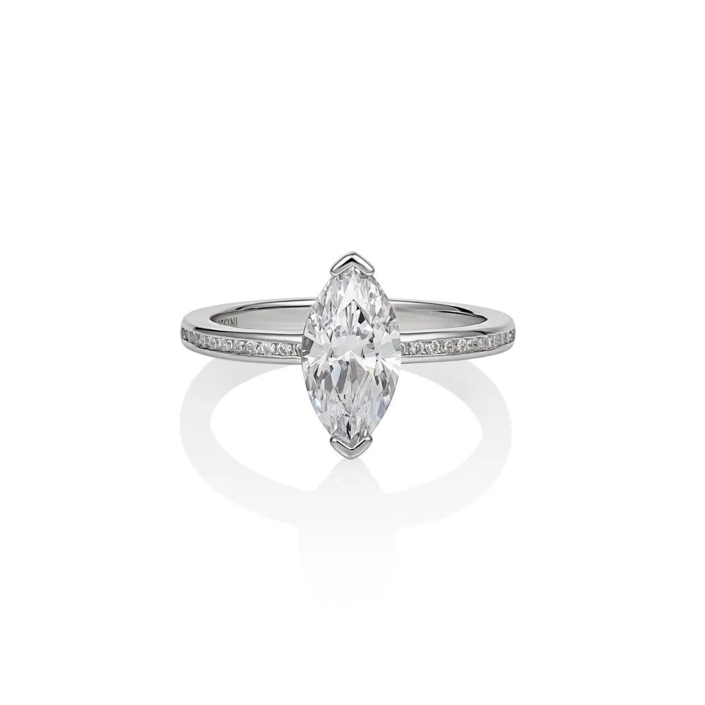 GEORGINI HEIRLOOM FOREVER RING SILVER