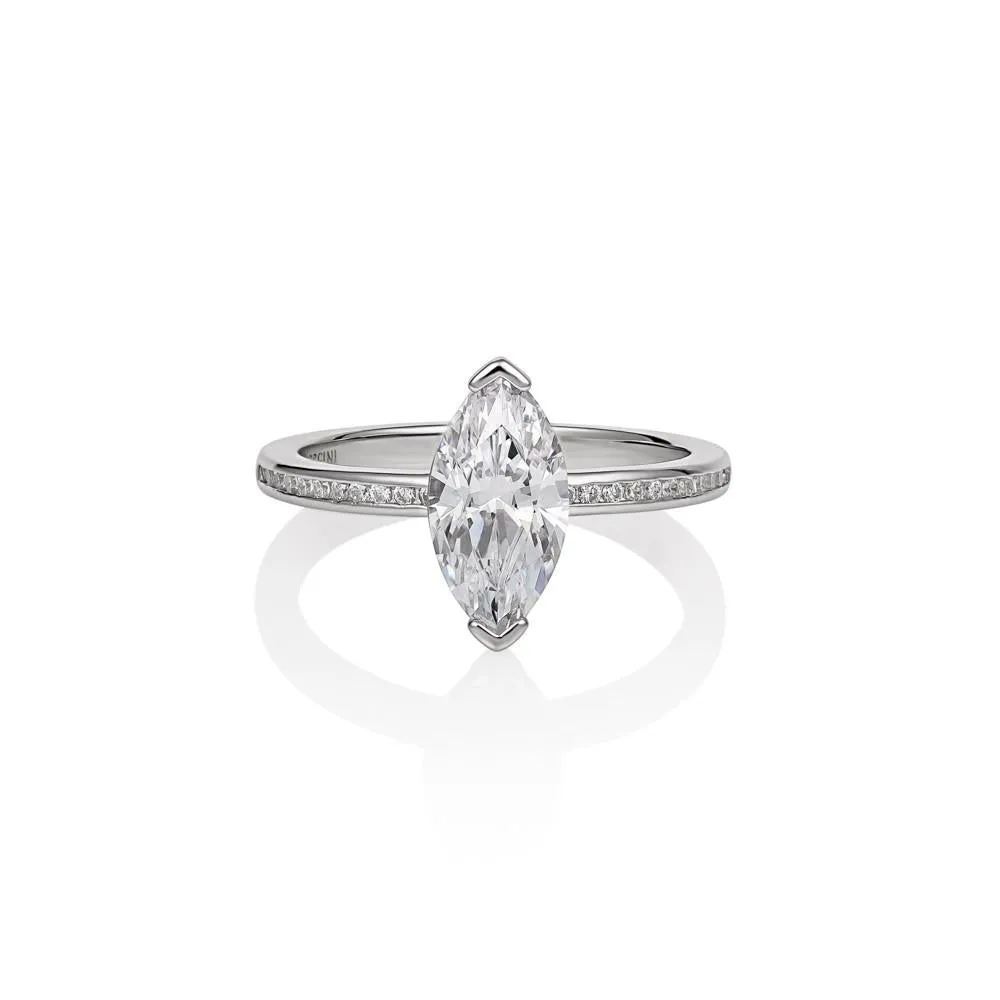 GEORGINI HEIRLOOM FOREVER RING SILVER