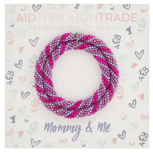 Girls Mommy & Me Roll On Bracelet Set-Princess
