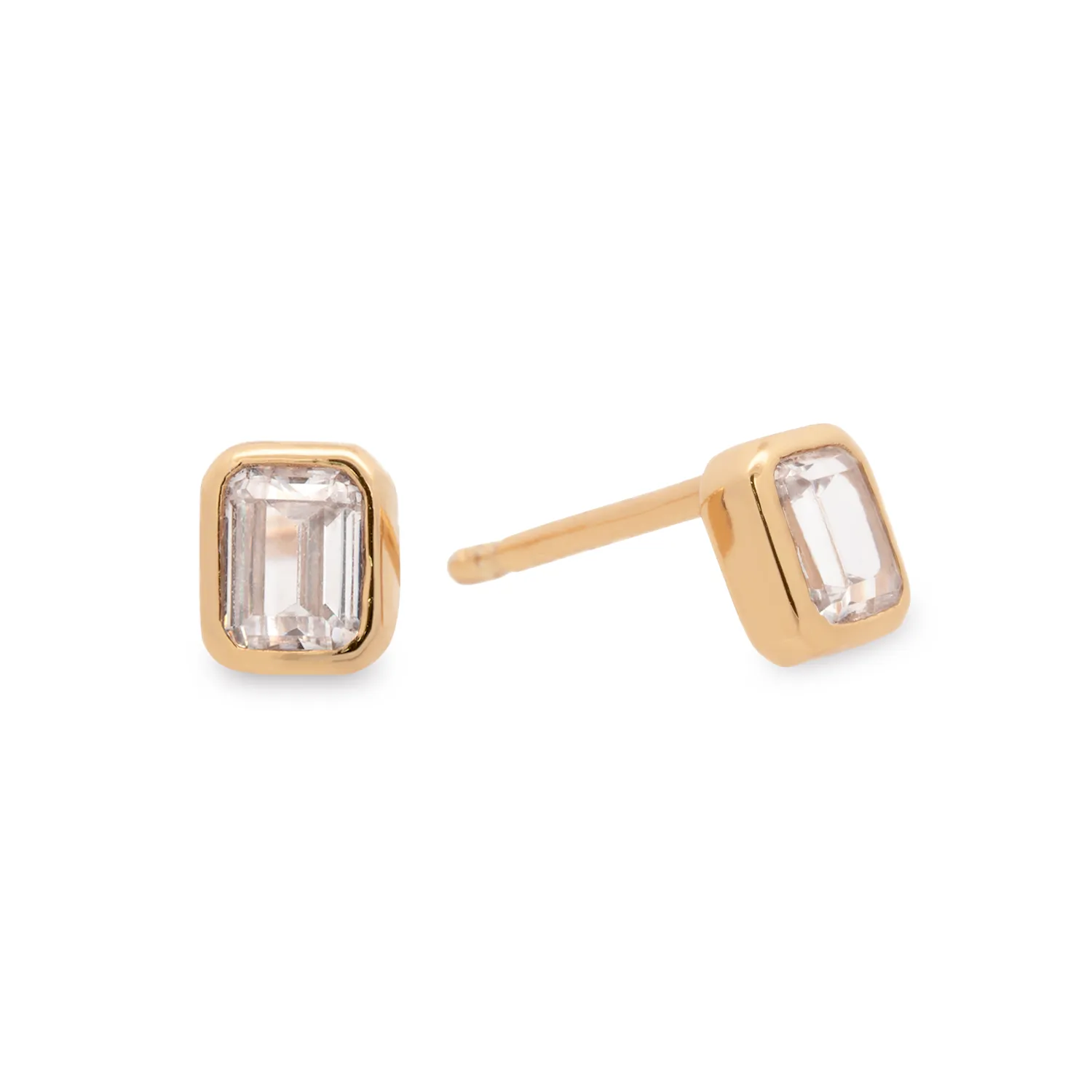 Gold Blanca Studs