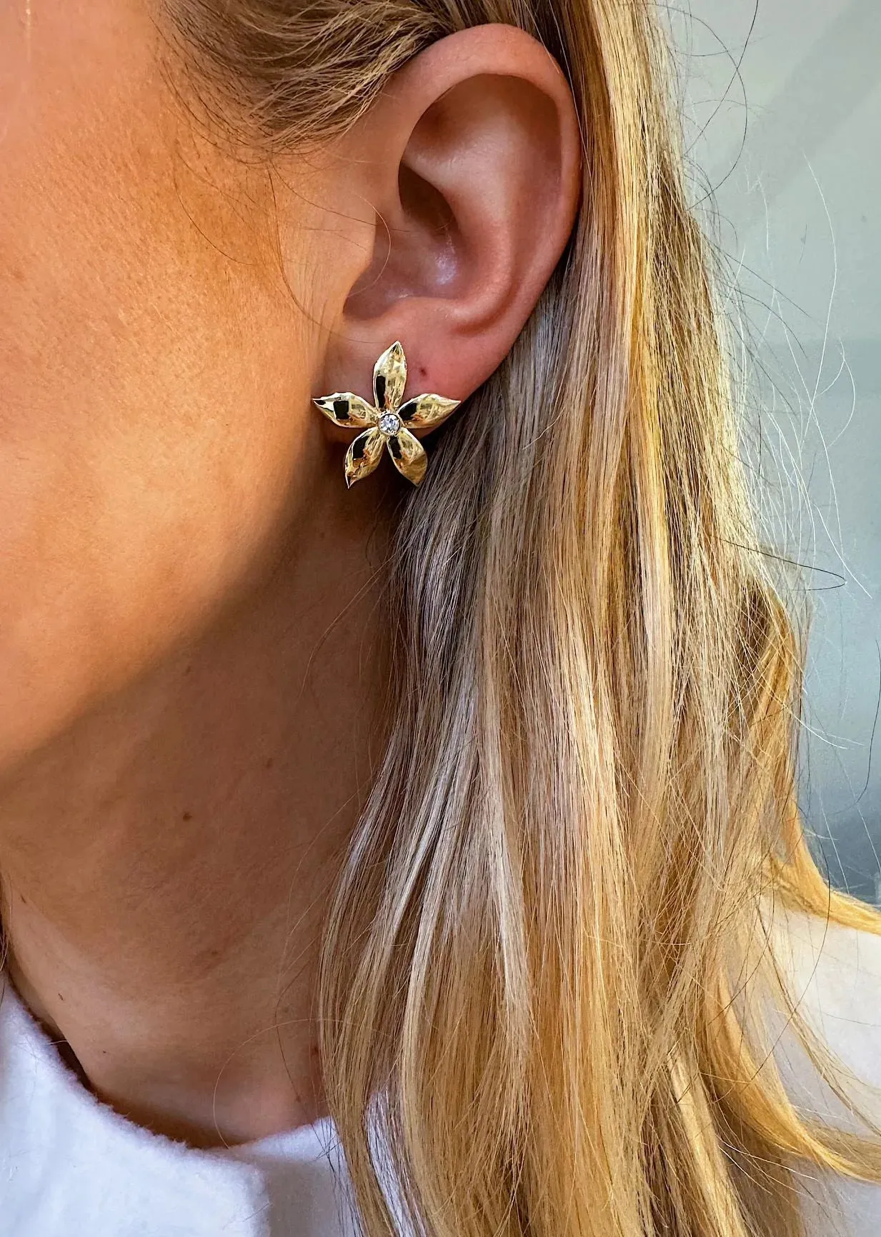 Golden Blossom Studs Y-D-L