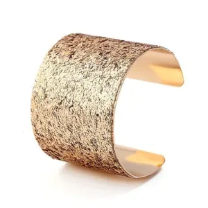Golden Sequin Wide Bangle