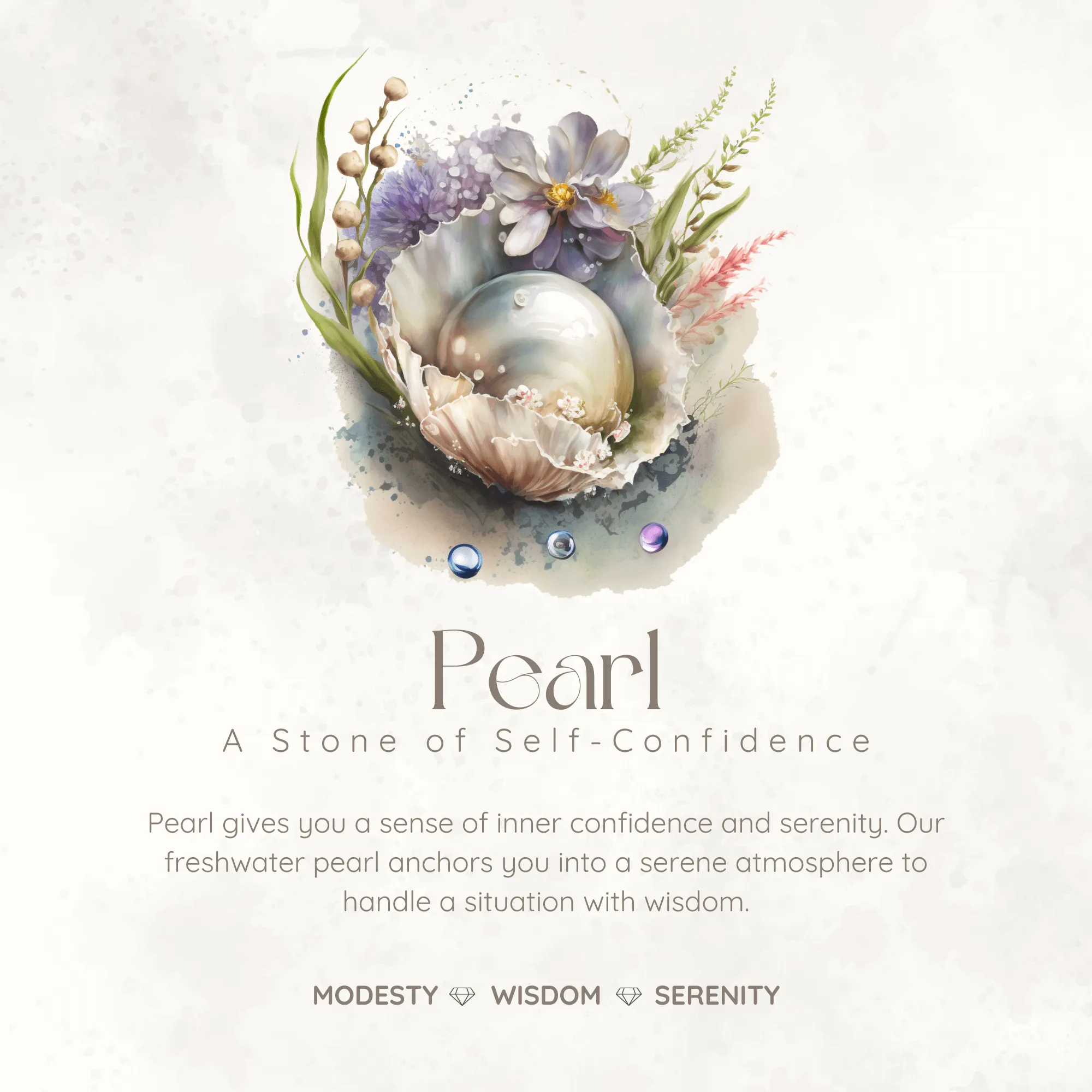 Gossamer Petal Pearl Necklace