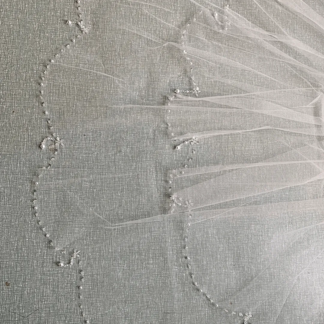 GownLink  Bridal 1.5mtr Veil with Comb GLGV009