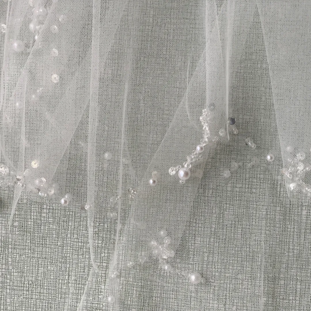 GownLink  Bridal 1.5mtr Veil with Comb GLGV009