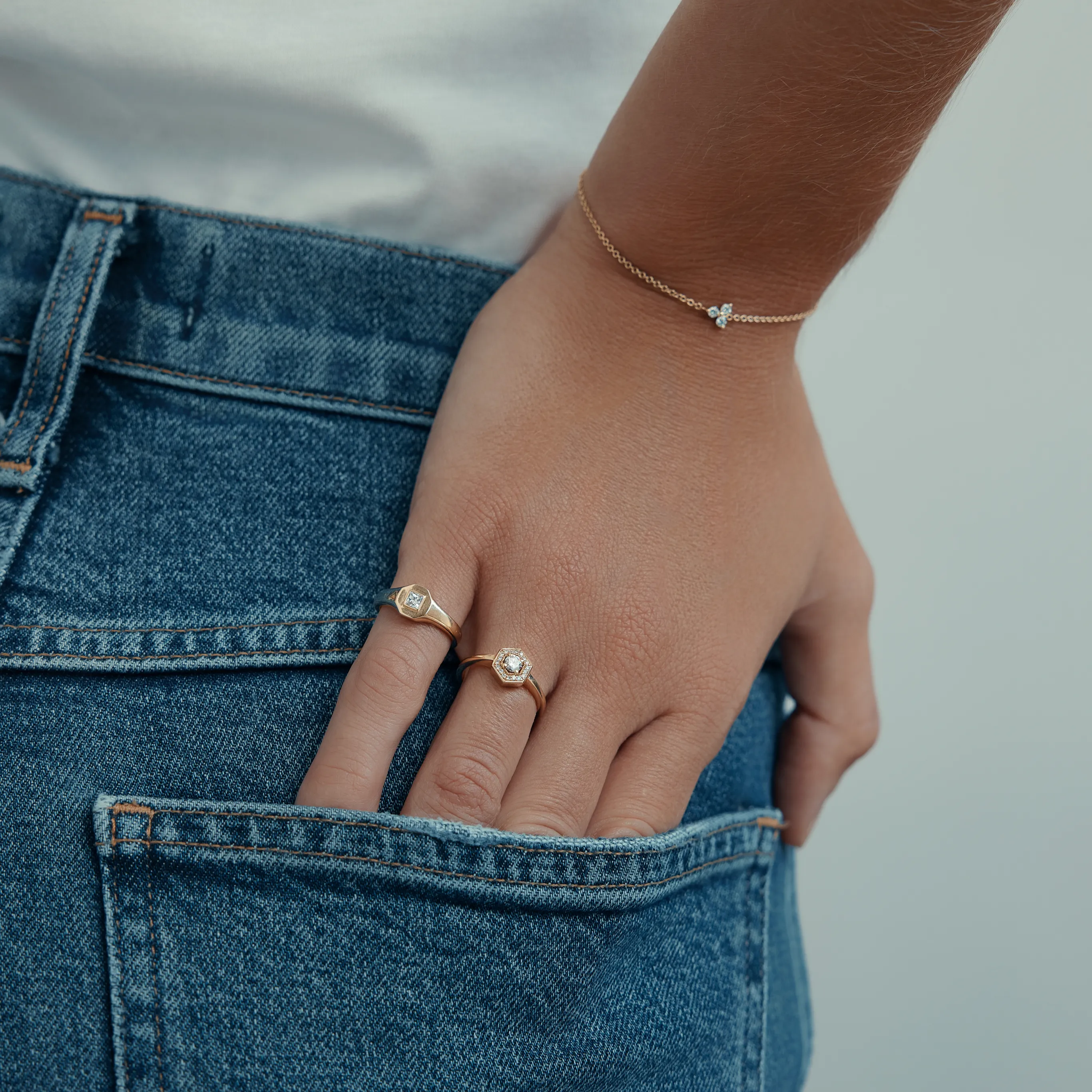 Grace Bracelet With White Diamonds