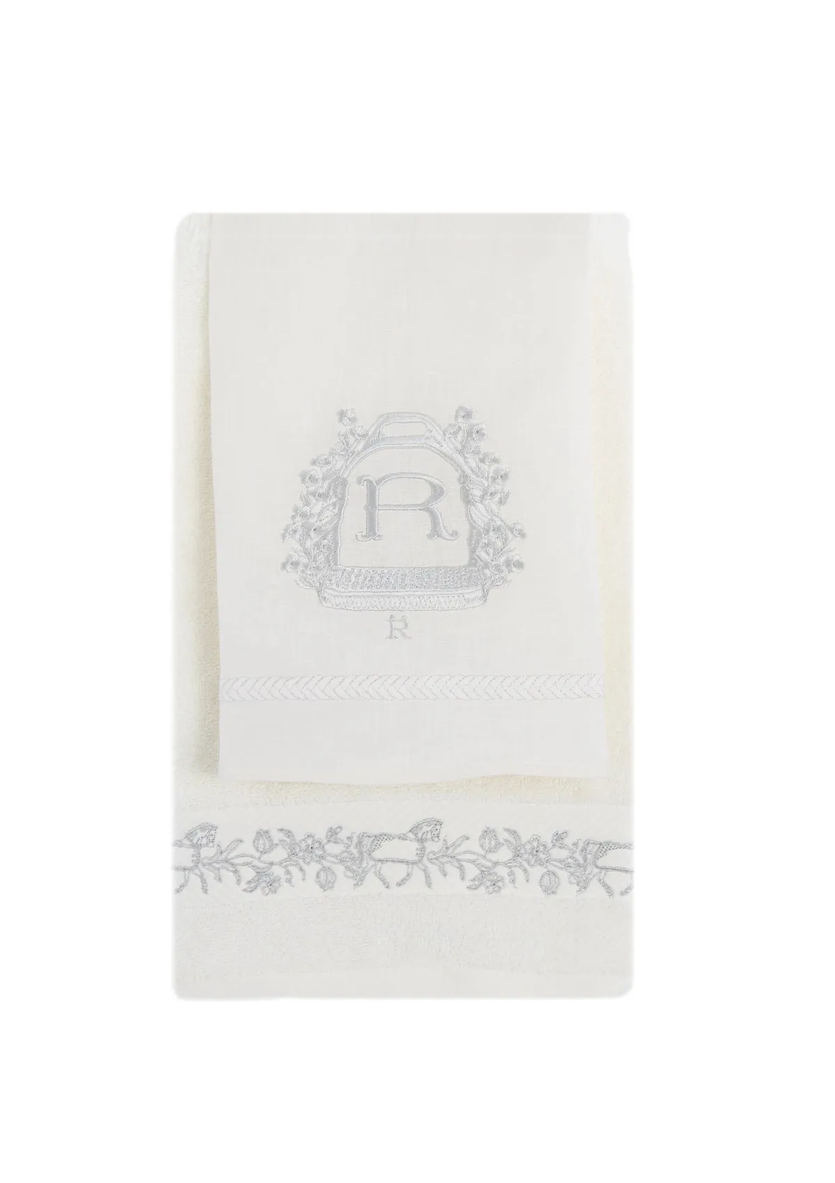 Hand towel Set | Silver