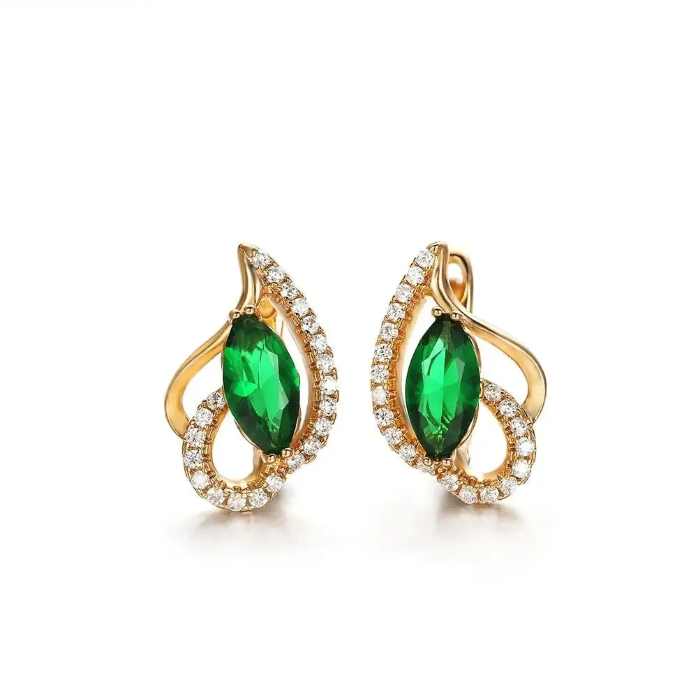 Hanre Natural Zircon Studs