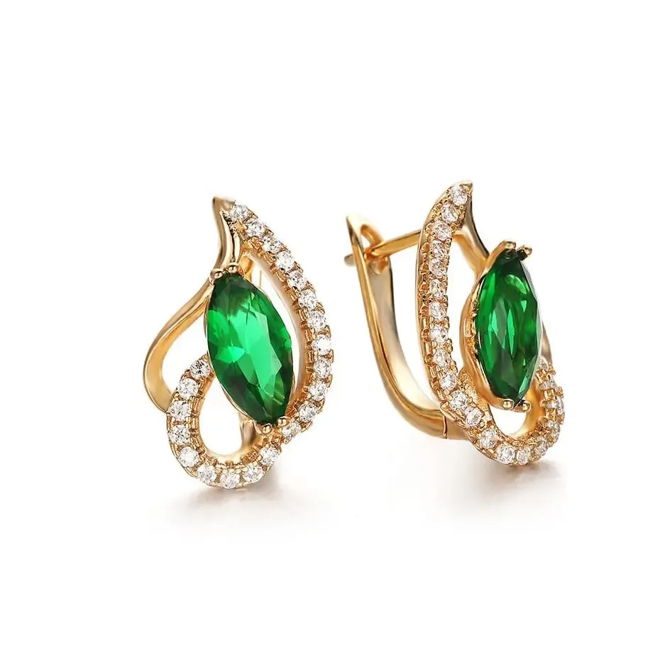 Hanre Natural Zircon Studs