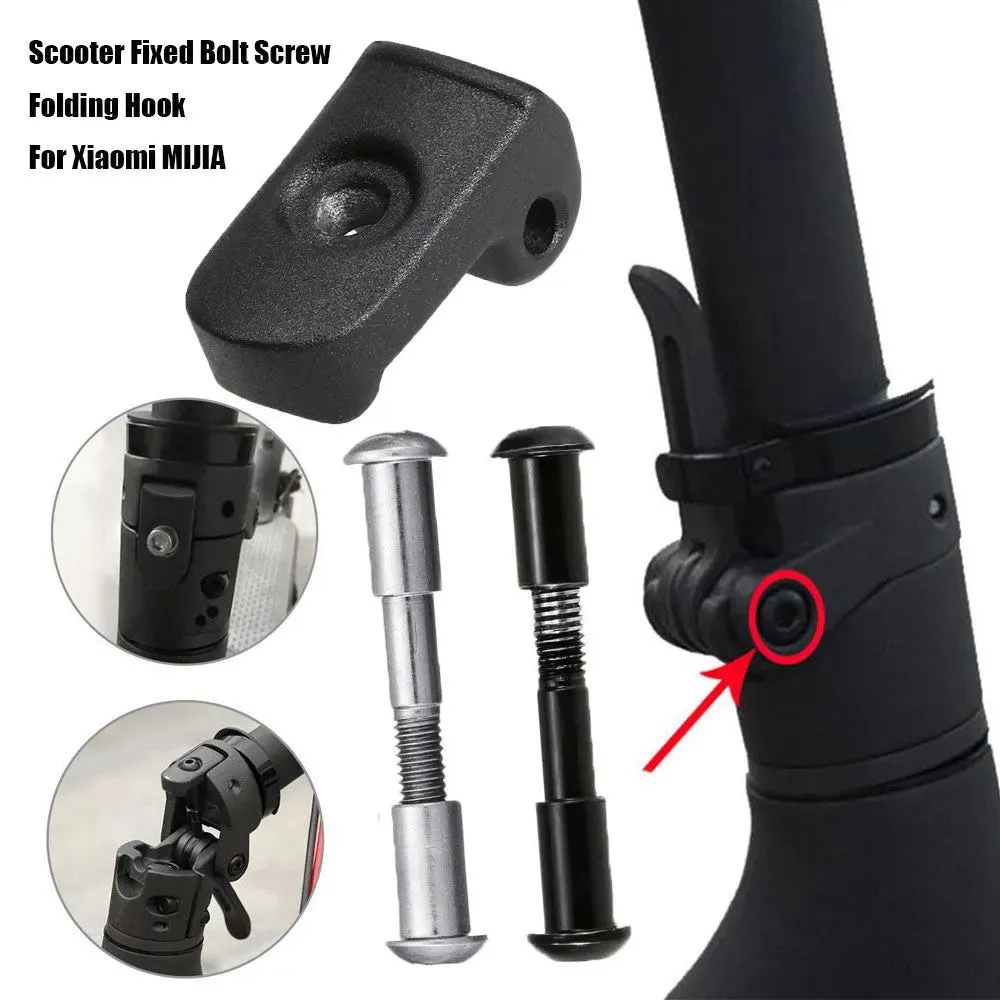 Hinge Bolt Repair Hardened Steel Lock Fixed Bolt Screw Folding Hook for Xiaomi MIJIA M365 Scooter Parts M365 Folding Pothook