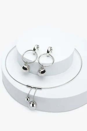 Honey silver necklace
