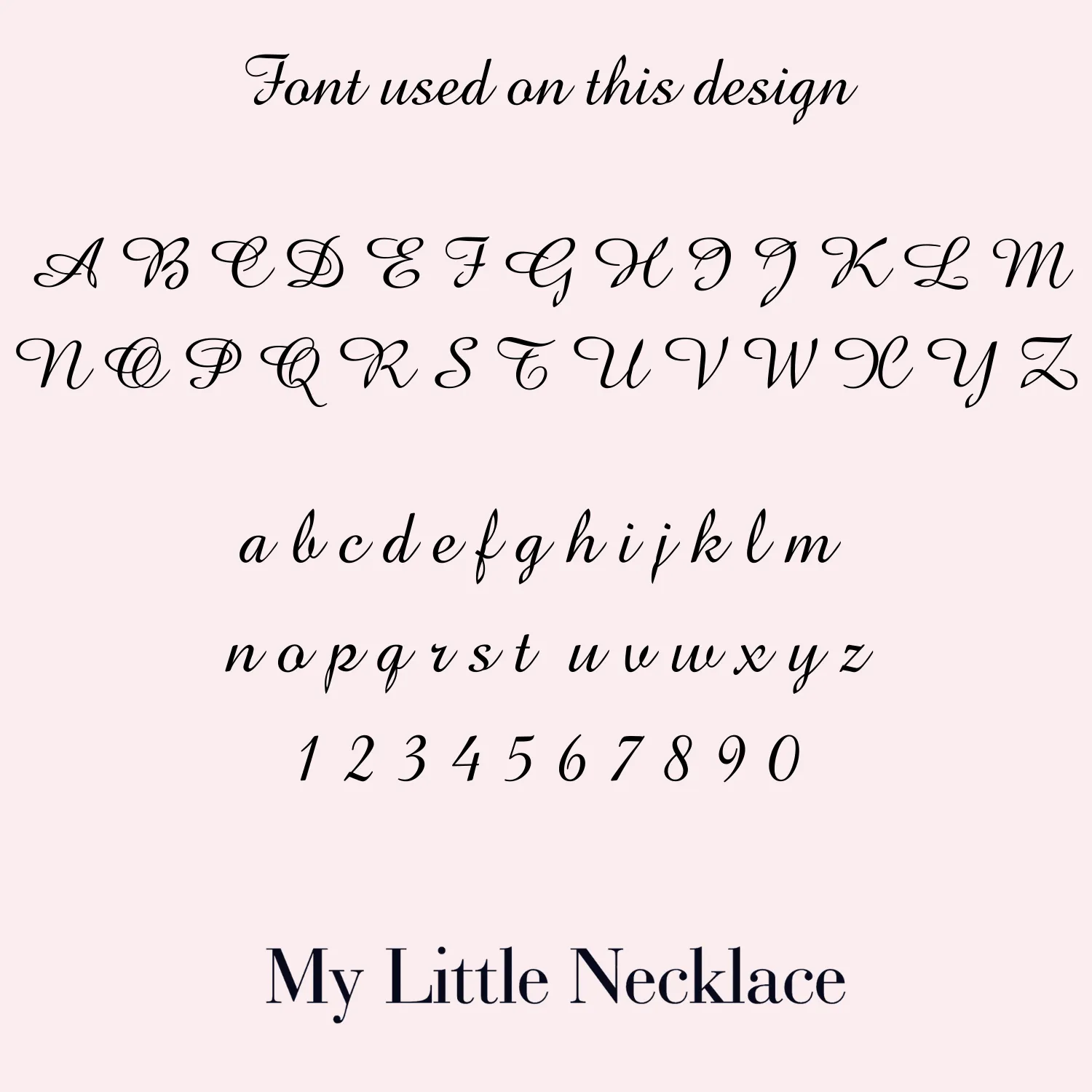 Infinite Name Necklace with Fine Link Chain