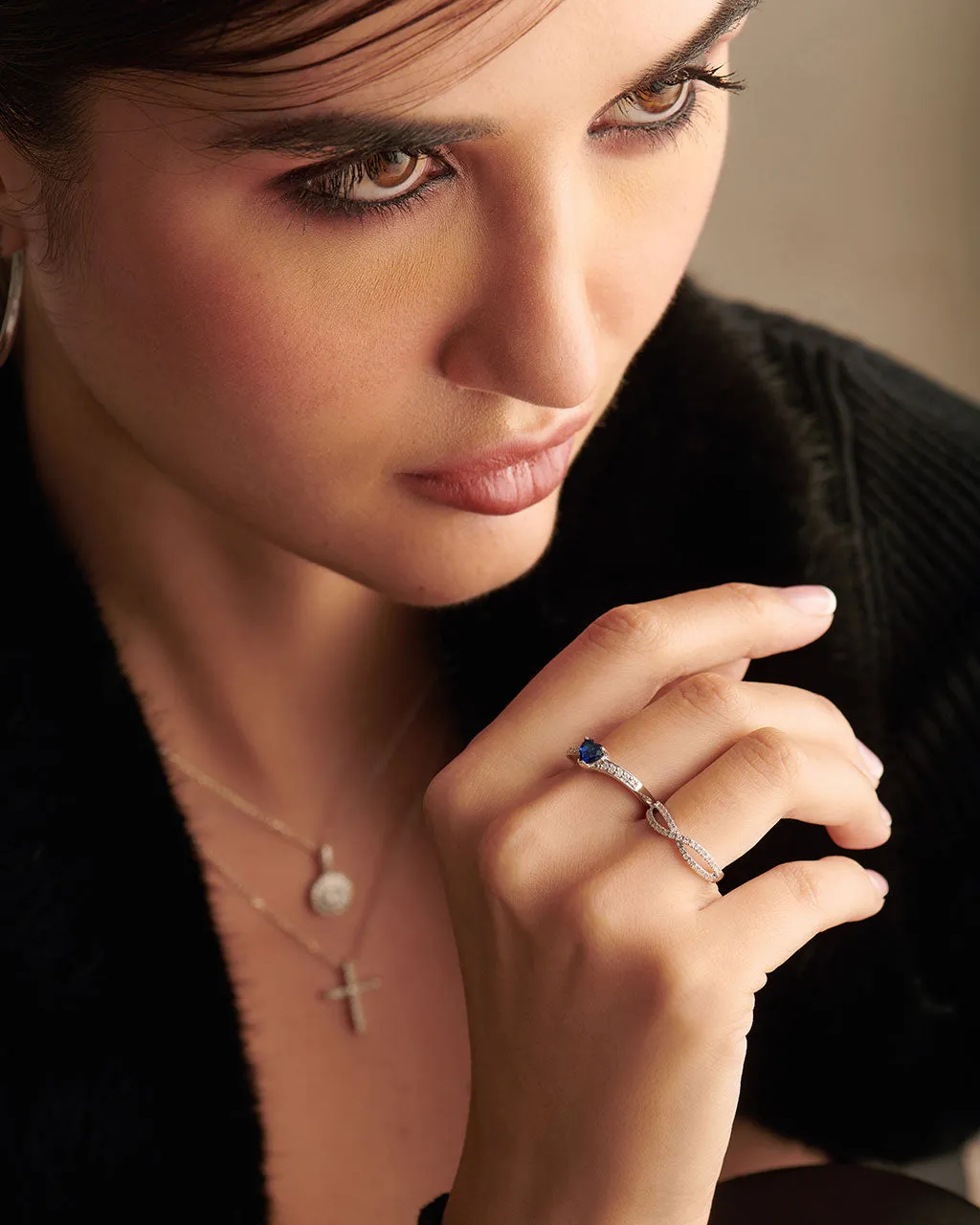 Infinity Diamond Ring
