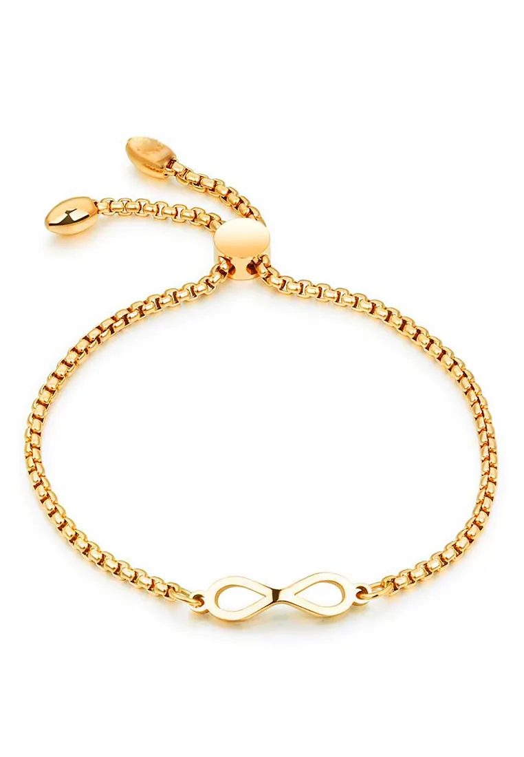 Infinity Endless Love Necklace with Bracelet Gift Bundle